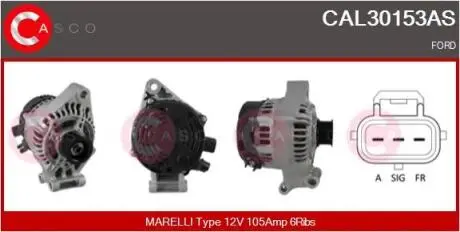 Генератор CASCO CAL30153AS