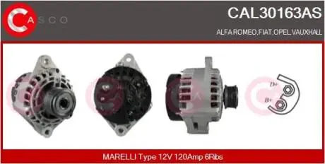 Генератор CASCO CAL30163AS