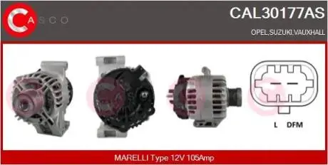 Генератор CASCO CAL30177AS