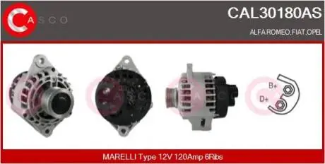 Генератор CASCO CAL30180AS