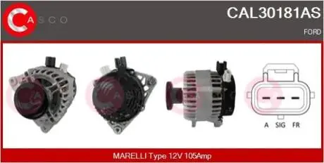 Генератор CASCO CAL30181AS