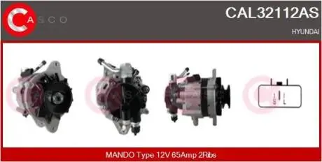 Генератор CASCO CAL32112AS