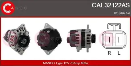 Генератор CASCO CAL32122AS