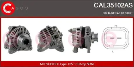 Генератор CASCO CAL35102AS