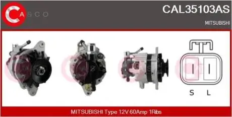 Генератор CASCO CAL35103AS