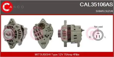 Генератор CASCO CAL35106AS