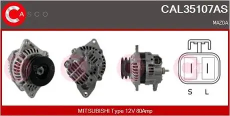 Генератор CASCO CAL35107AS