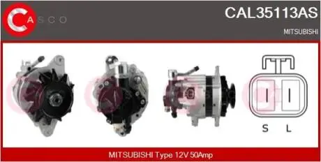 Генератор CASCO CAL35113AS