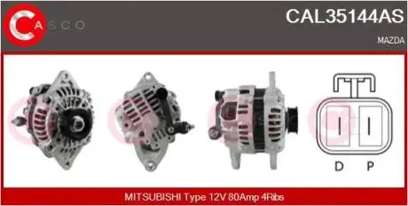Генератор CASCO CAL35144AS