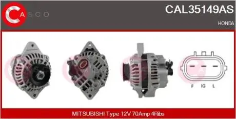 Генератор CASCO CAL35149AS