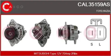 Генератор CASCO CAL35159AS