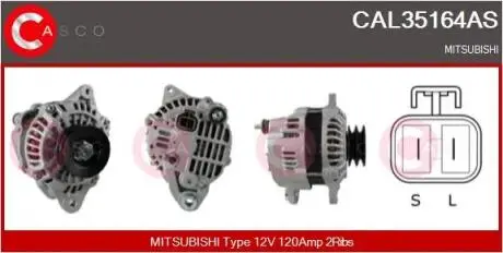 Генератор CASCO CAL35164AS