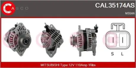 Генератор CASCO CAL35174AS