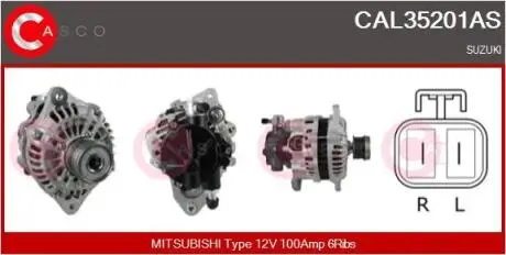 Генератор CASCO CAL35201AS