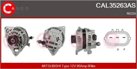 Генератор CASCO CAL35263AS