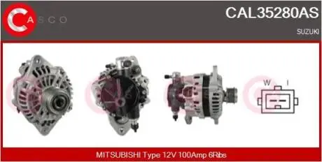 Генератор CASCO CAL35280AS