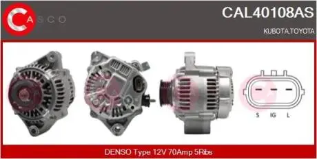 Генератор CASCO CAL40108AS