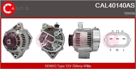 Генератор CASCO CAL40140AS