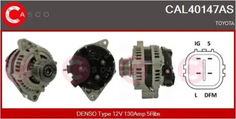 Генератор CASCO CAL40147AS