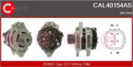 Генератор CASCO CAL40154AS