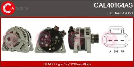 Генератор CASCO CAL40164AS