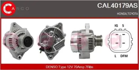 Генератор CASCO CAL40179AS