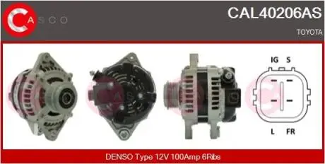 Генератор CASCO CAL40206AS