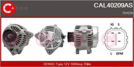 Генератор CASCO CAL40209AS