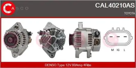 Генератор CASCO CAL40210AS