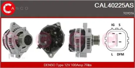 Генератор CASCO CAL40225AS