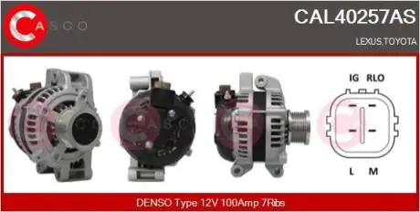 Генератор CASCO CAL40257AS