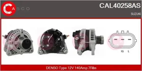 Генератор CASCO CAL40258AS