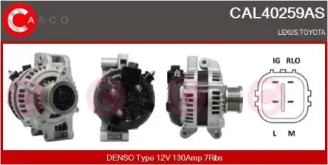Генератор CASCO CAL40259AS
