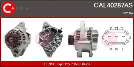 Генератор CASCO CAL40287AS