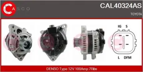 Генератор CASCO CAL40324AS