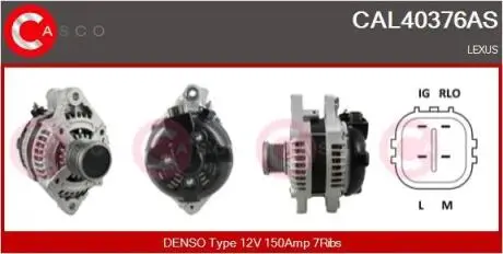 Генератор CASCO CAL40376AS