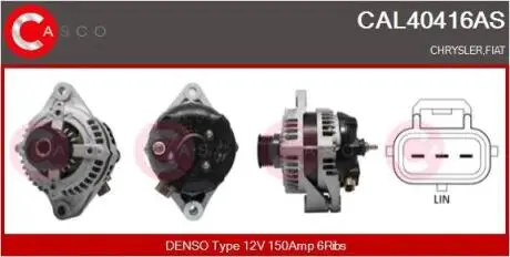 Генератор CASCO CAL40416AS