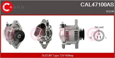 Генератор CASCO CAL47100AS