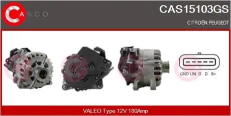 Пусковий генератор CASCO CAS15103GS
