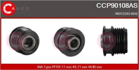 Шкив CASCO CCP90108AS