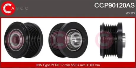 Шків CASCO CCP90120AS