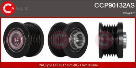 Шкив CASCO CCP90132AS
