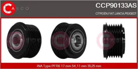 Шкив CASCO CCP90133AS