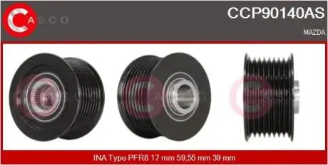 Шкив CASCO CCP90140AS