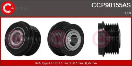 Шкив CASCO CCP90155AS