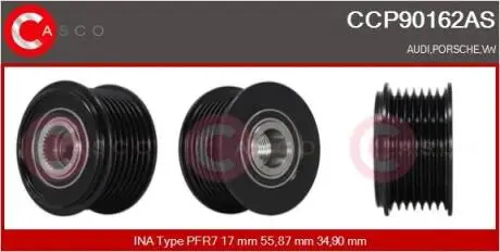 Шкив CASCO CCP90162AS