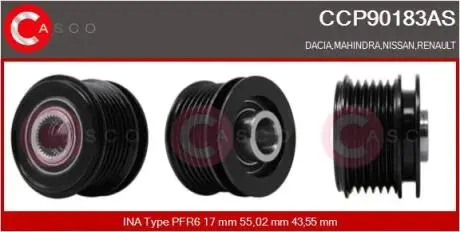 Шкив CASCO CCP90183AS