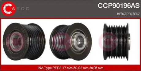 Шкив CASCO CCP90196AS