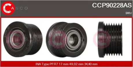 Шків CASCO CCP90228AS
