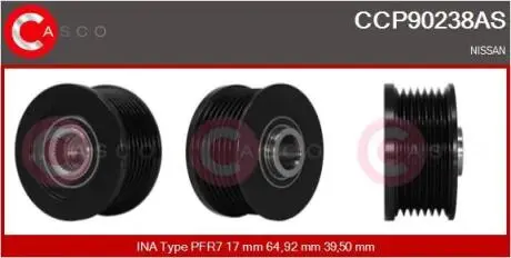 Шкив CASCO CCP90238AS